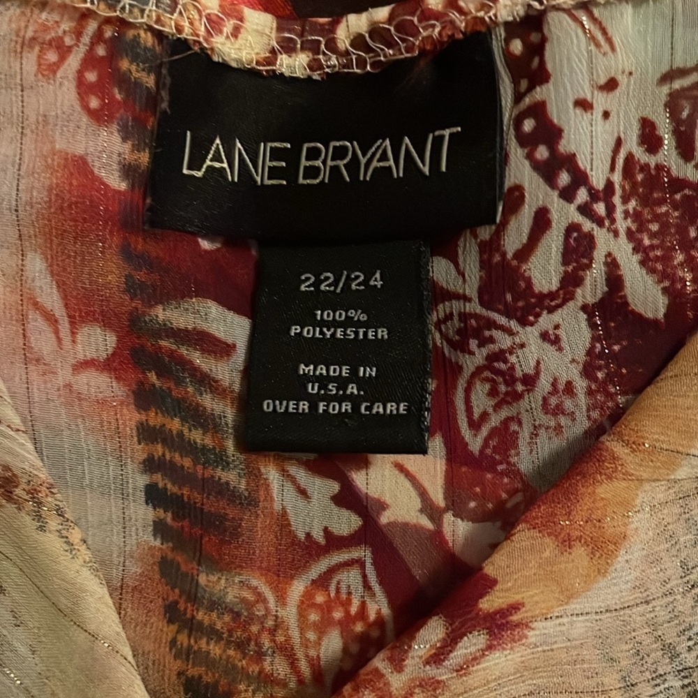 Lane Bryant strappy blouse​​​ - Picture 4 of 4